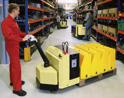 Elektro-Deichselhubwagen WVH-WP im Einsatz