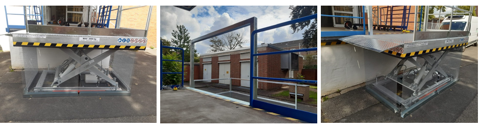 Collage Verladehubtisch