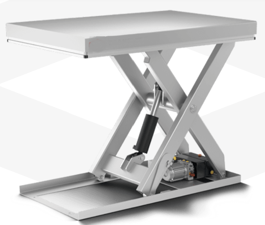 ergonomischer Edelstahl-Hubtisch