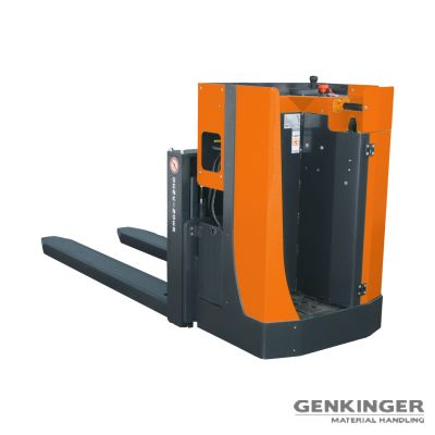Genkinger Elektro-Stand-Gabel-Niederhubwagen ESU
