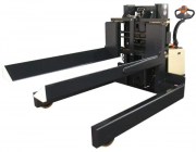 Elektro-Hochhubwagen mit verstellbaren Prismengabeln