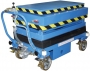 Scheren-Hubtischwagen mit Verschiebeplattform