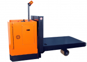 Schwerlast-Stand-Niederhubwagen mit Lastplattform