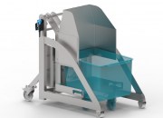 Semi-elektrische Kippgerät WEBT300 aus Edelstahl semi-elektrischer Kippwagen WEBT300 Edelstahl