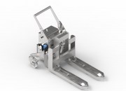semi-elektrischer Kippwagen WEBT750 Edelstahl