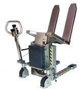 Behälter-Kipp-Gabel-Hubwagen aus EDELSTAHL